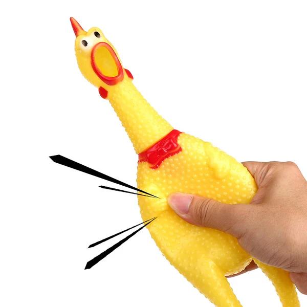 Hilarious Squeaky Chicken Toy